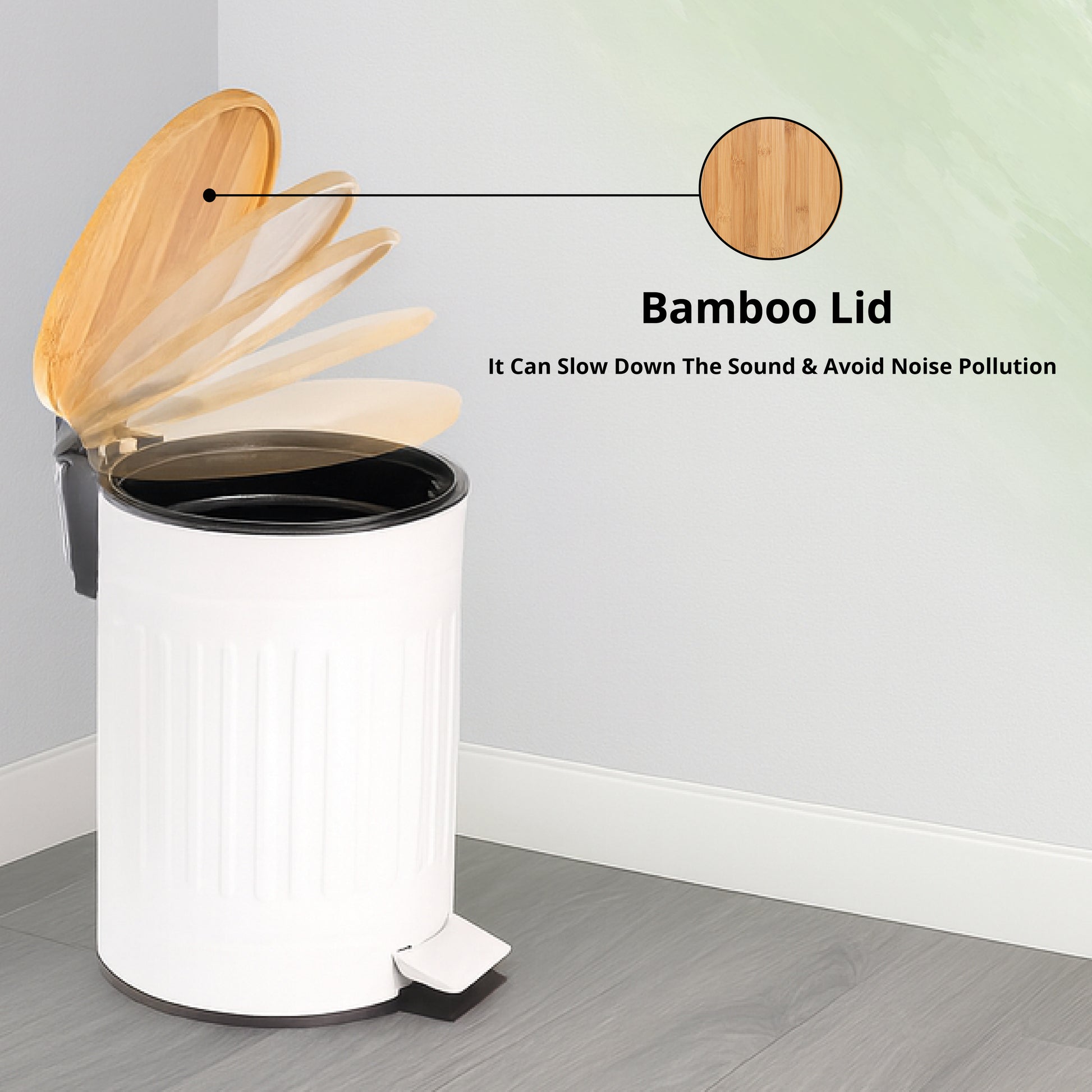 Premium Rust-Free Metal Dustbin - SimplifiNest