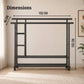 Premium Heavy Duty Double Clothing Rack with Storage Sections