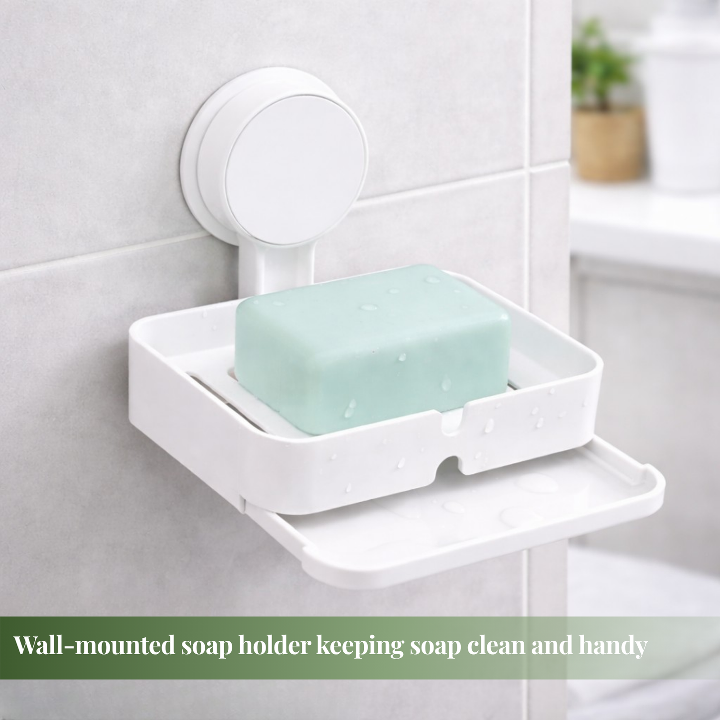 Suction Soap Stand with Tray