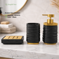 Premium 3-Piece Ceramic Bathroom Accessory Set