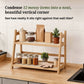 Bamboo 2-Tier Kitchen Counter Organizer Rack