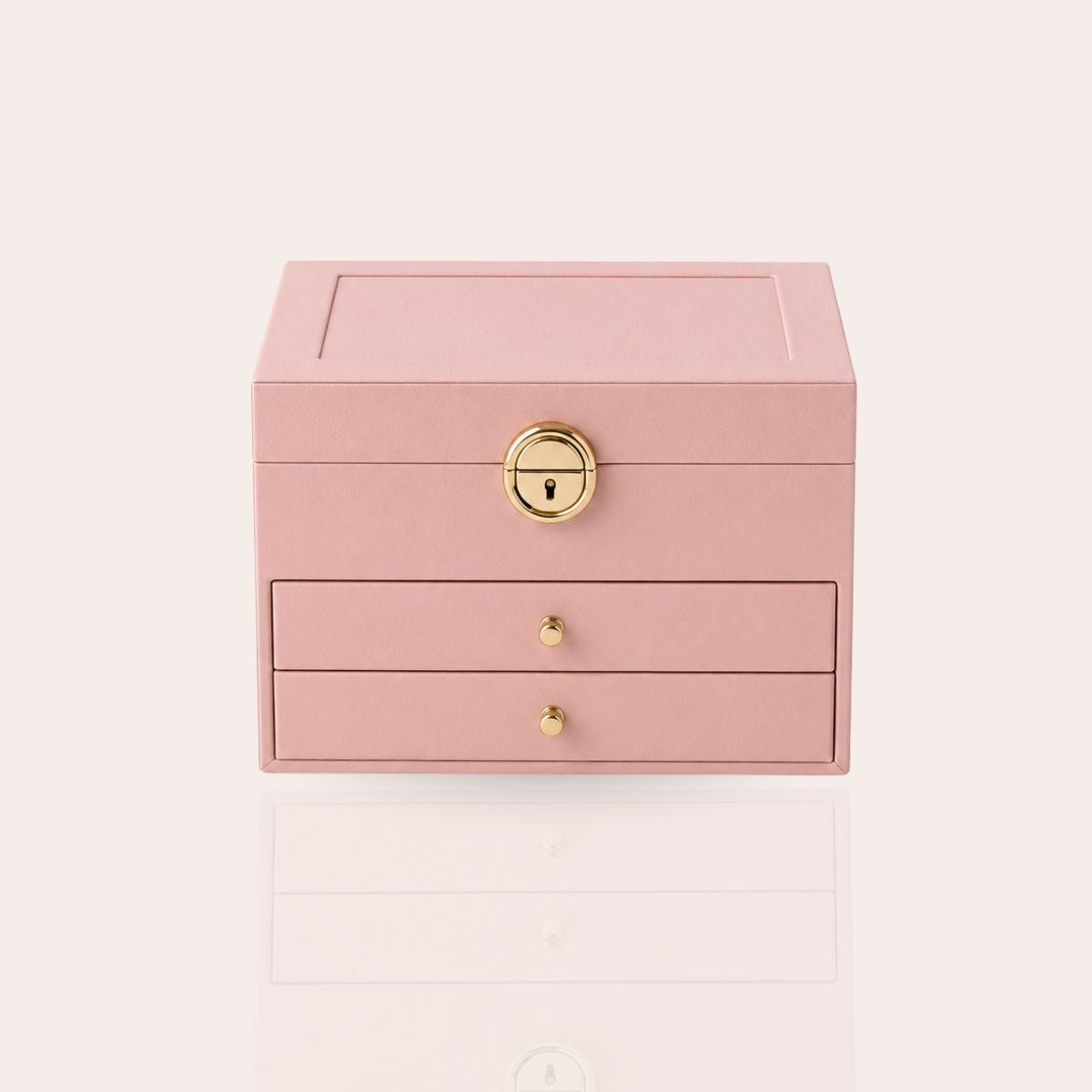 Multi-Tier Leather Vanity & Jewelry Organizer