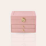 Multi-Tier Leather Vanity & Jewelry Organizer