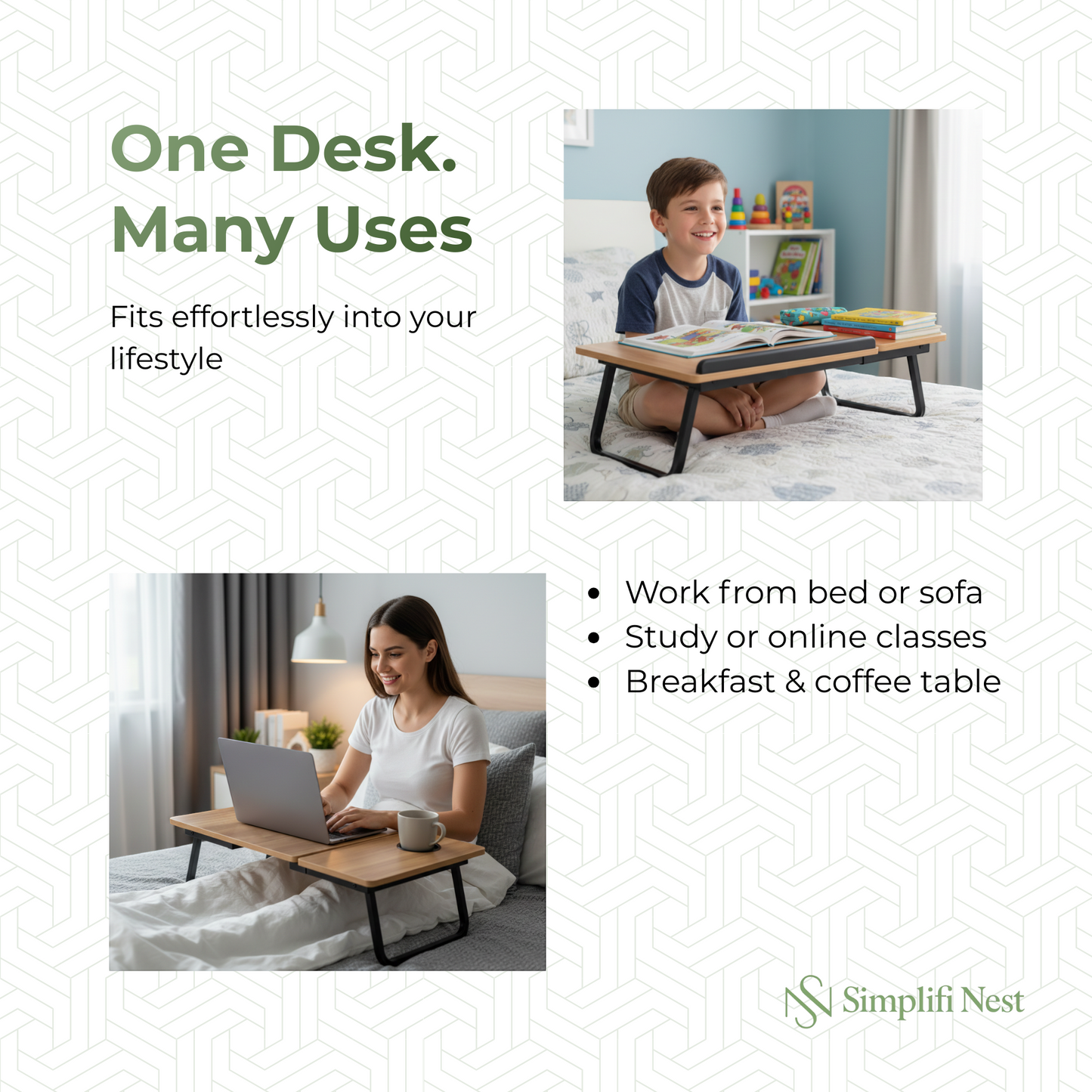 Premium Foldable Laptop Bed Desk