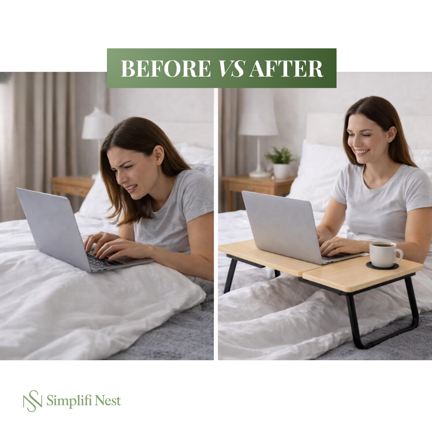 Premium Foldable Laptop Bed Desk