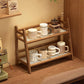 Bamboo 2-Tier Kitchen Counter Organizer Rack