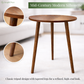 Modern Round Tripod Side Table