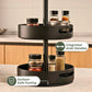 Circular Rotating 360° Kitchen Rack |3-Tier & 2-Tier | Stainless Steel Organizer