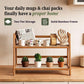 Bamboo 2-Tier Kitchen Counter Organizer Rack