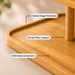 Bamboo Multi-Level Kitchen Organizer Rack