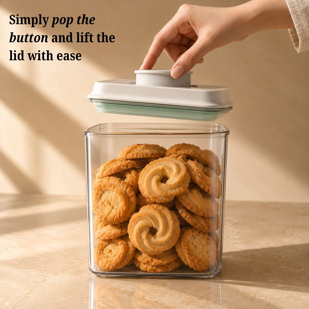 Pop Containers Set of 6 | Instant Vacuum | Airtight & BPA-Free Storage Containers