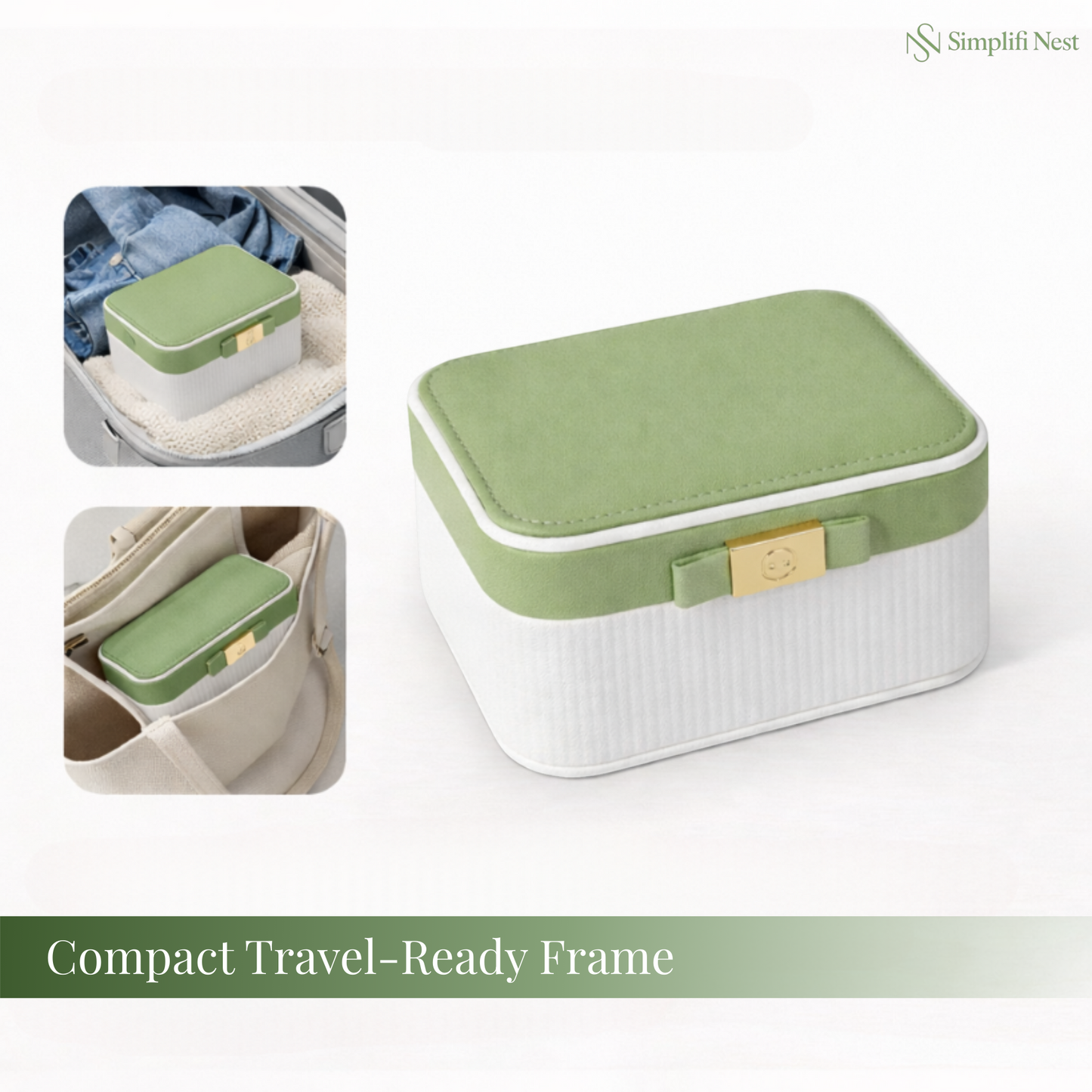 Premium Leather Jewelry & Travel Organizer