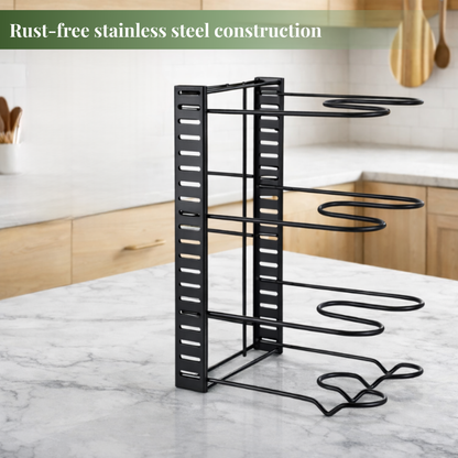 Pot & Pan Organizer Rack (4-Tier & 8-Tier)