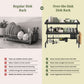 Stainless Steel Over-the-Sink Dish Rack & Bartan Stand | 65cm & 85cm | Multi-Compartment