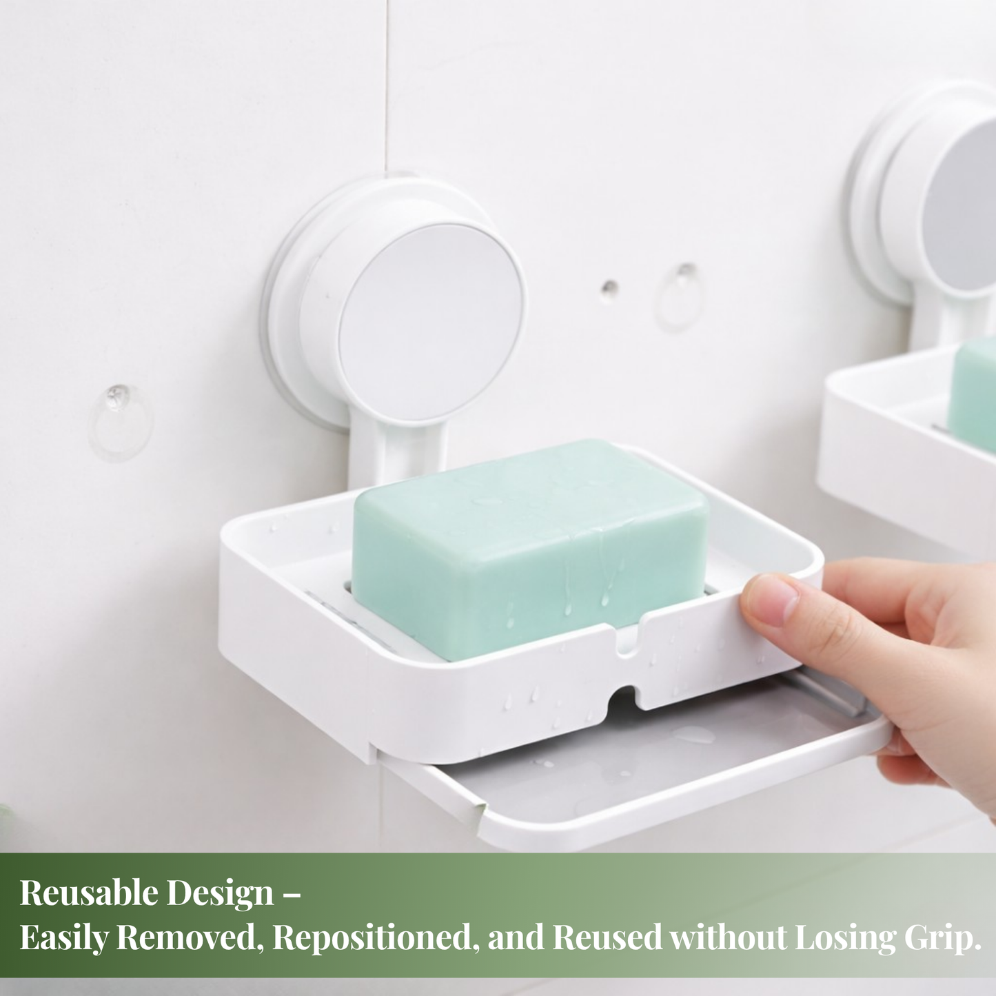 Suction Soap Stand with Tray