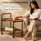 Classic 2-Tier Wood Serving Trolley