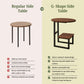 Dual-Tier G-Shaped Side Table