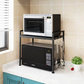 Expandable Carbon Steel Microwave & OTG Stand