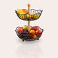 Circular Dual Tier Fruit & Vegetable Basket