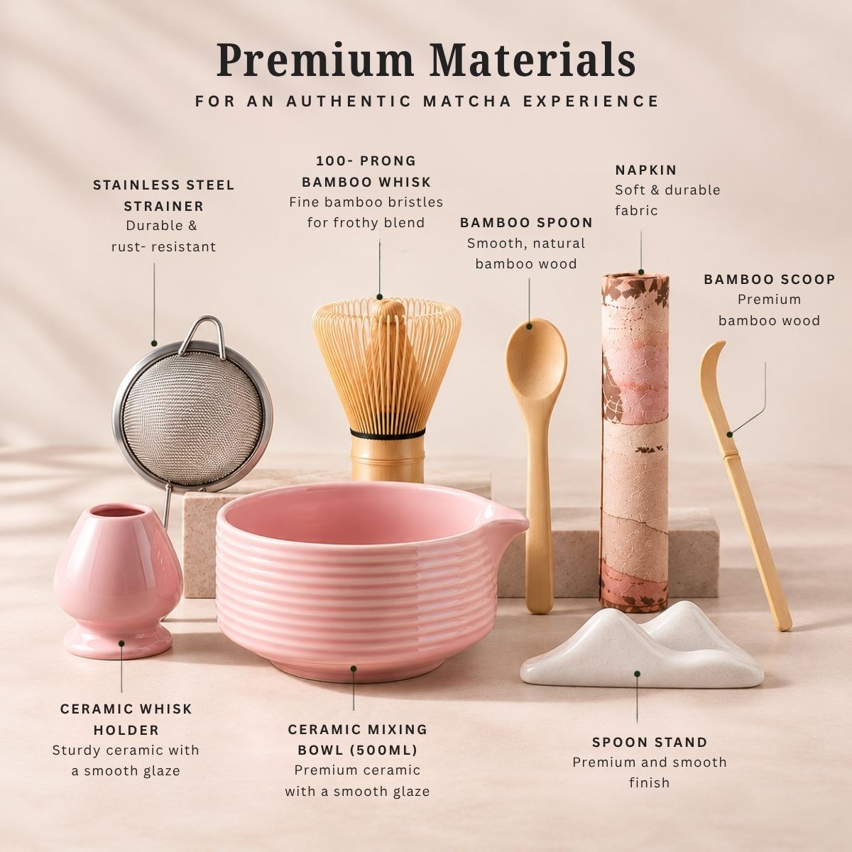 Luxury 8-Piece Matcha Tea Set