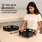 2-Tier Rectangular 360° Rotating Kitchen Rack | Stainless Steel | Spices, Jars & Masala Organizer