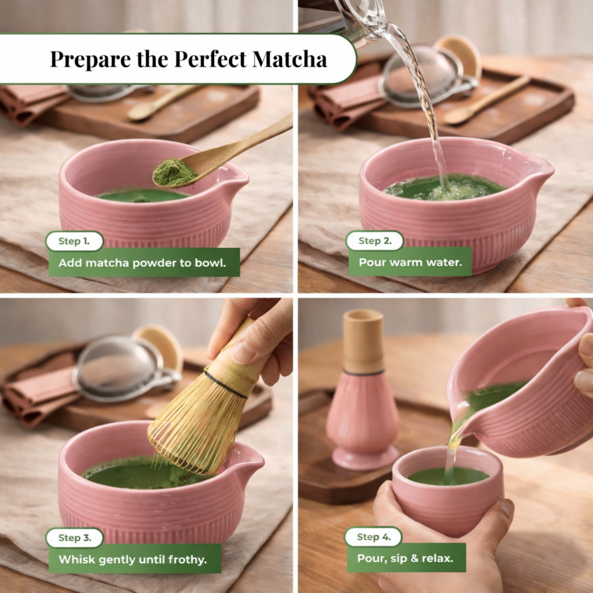 9-Piece Luxury Matcha Tea Set | Simplifi Nest Premium Kit