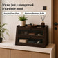 Bamboo Cabinet with Fluted Doors | Fits Under Wall Units | Spice & Cutlery Storage