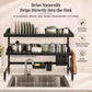 Stainless Steel Over-the-Sink Dish Rack & Bartan Stand | 65cm & 85cm | Multi-Compartment