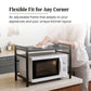 Expandable Carbon Steel Microwave & OTG Stand