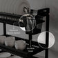 3-Tier Dish Drying Rack with 3 Removable Drip Trays & Utensil Basket | Black Powder-Coated Bartan Stand for Kitchen