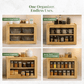 Bamboo Countertop Kitchen Cabinet with Fiber Glass-Style Finish