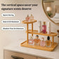 Bamboo Multi-Level Kitchen Organizer Rack