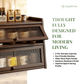 SimplifiNest Cabinet Interior – 2 Enclosed Shelves Plus Open Top – Spice Jar Kitchen Storage India