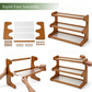 Bamboo Countertop Rack assembly process with components
