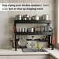 Stainless Steel Over-the-Sink Dish Rack & Bartan Stand | 65cm & 85cm | Multi-Compartment
