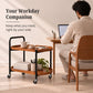 Classic 2-Tier Wood Serving Trolley