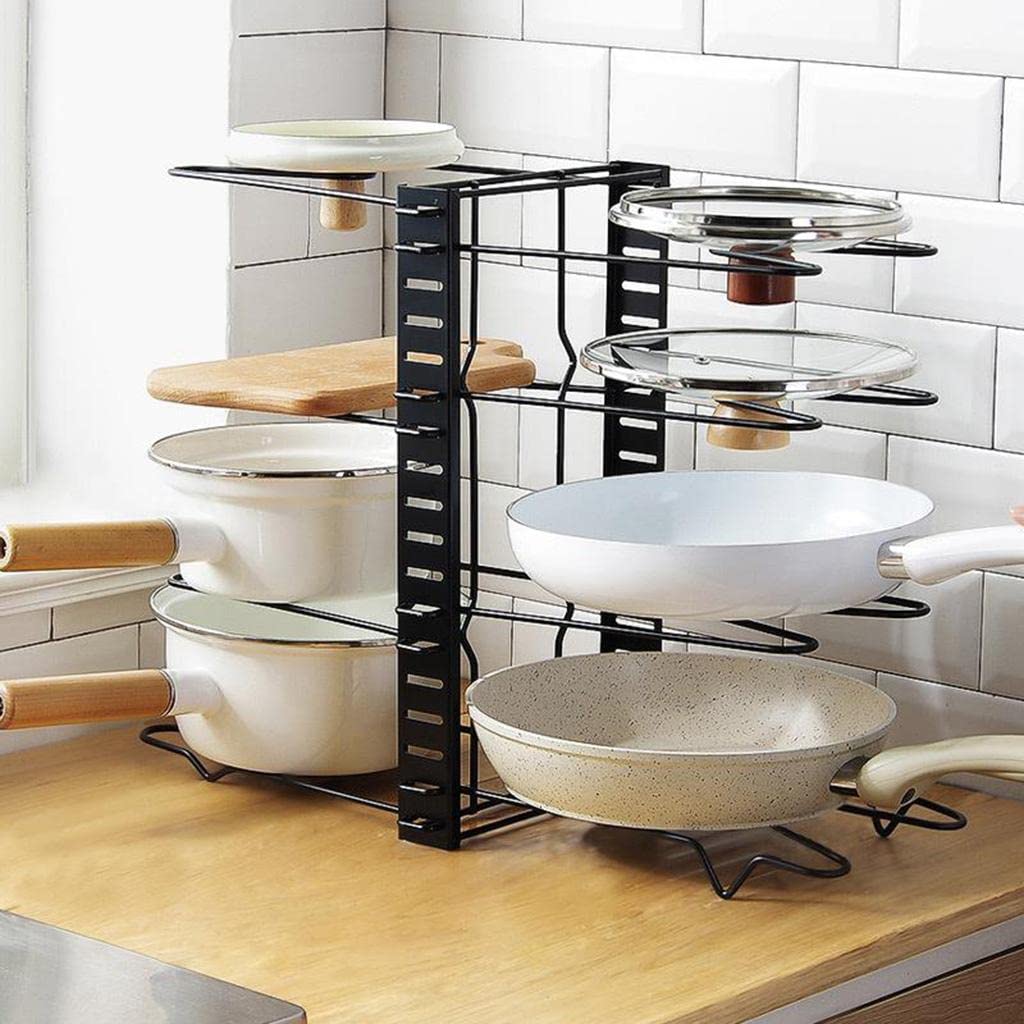 Pot & Pan Organizer Rack (4-Tier & 8-Tier) - SimplifiNest