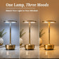 Rechargeable Cordless Metal Table Lamp | Touch Control | 3 Light Modes | Type-C | Heavy Base | 6–8 Hrs Battery