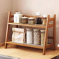 Bamboo 2-Tier Kitchen Counter Organizer Rack