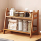 Bamboo 2-Tier Kitchen Counter Organizer Rack
