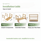 2-Tier Bamboo Countertop Rack — Kitchen, Bathroom & Desk Organizer