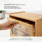 Bamboo Countertop Kitchen Cabinet with Fiber Glass-Style Finish