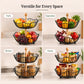 Circular Dual Tier Fruit & Vegetable Basket