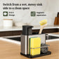 Dish Soap Dispenser with Sponge Holder & Tray