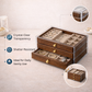 Crystal-Clear Fibre Jewelry Organizer