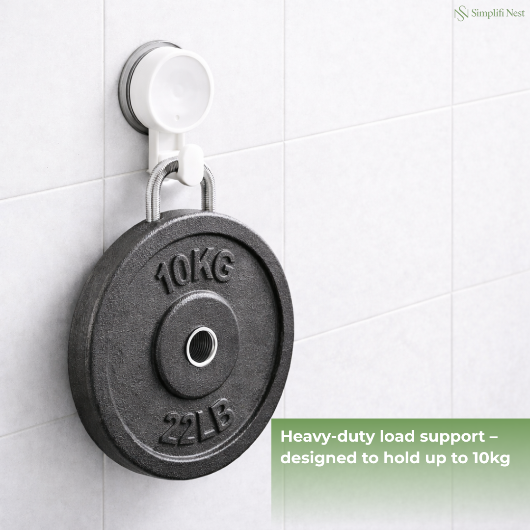 Heavy-Duty Suction Hook (10kg Capacity)