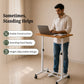 Adjustable Height Laptop Table & Standing Desk | 60–90cm | Wood + Iron