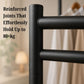 Premium Heavy Duty Double Clothing Rack with Storage Sections