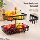 Rectangular Dual Tier Fruit & Vegetable Basket