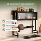 Over-Sink Dish Drying & Storage Rack with Frosted Cabinet Door | Fits Indian Sinks